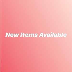 All new items going up on 05/01/19